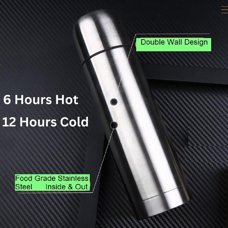 Leberna SMALL 500 ml 16.9 Ounce Coffee Thermos | Thermal Water Bottle for Tea Hot & Cold Drinks Stainless Steel Vacuum Sealed Insulated Thermos Water Flasks Bottles Work Travel Termo Para Cafe Bebes 0.5 Quart - Image 5